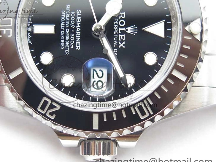 126610 Steel LN ‘Green 1:1 904L Best Maker’ Edition 41mm Submariner A2824 0311